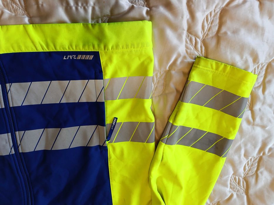 Robocza kurtka softshellowa odblaskowa Engelbert Strauss Motion 24/7 r. 2XL bdb