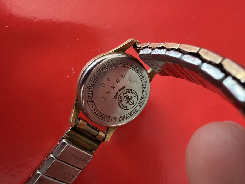 Relógio antigo Cauny Prima (Swiss Made) – para restauro/peças