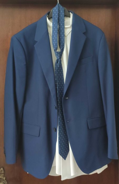 Blazer Camisa Gravata e Calças da Zara