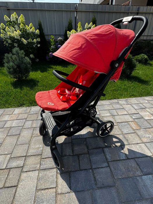 Прогулянкова коляска  Cybex Eezy S PLUS+ 2  Hibiscus Red