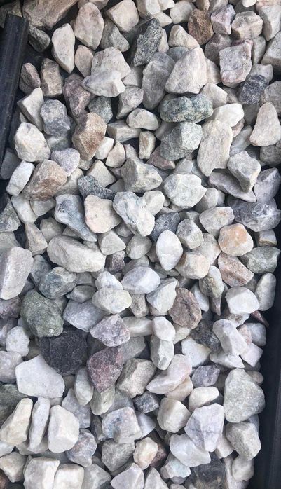 Kamienie ogrodowe, grys granitowy, dalmatyńczyk