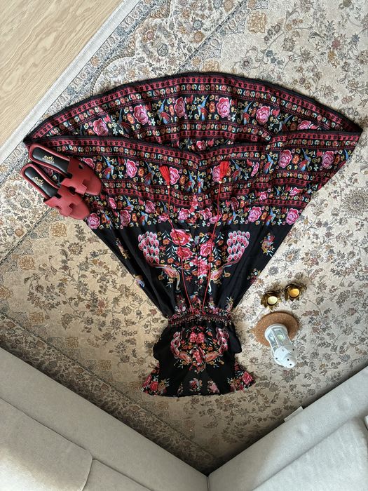Piękna sukienka letnia boho vintage folk