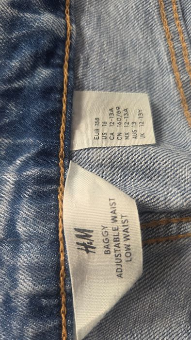 Jeansy Baggy H&M r.158