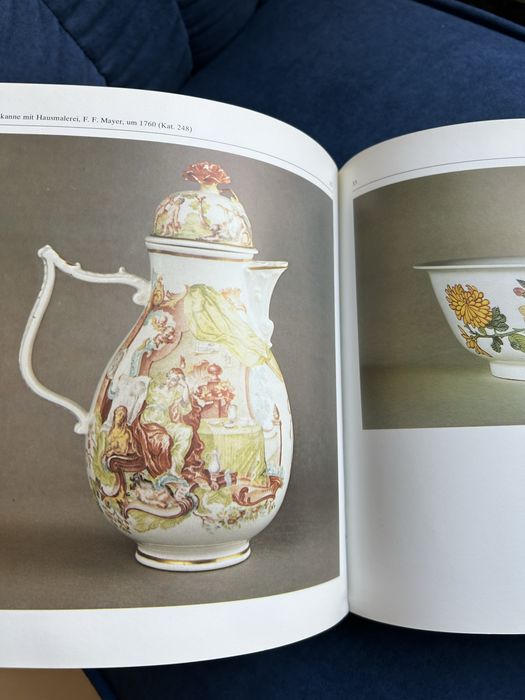 Meissen kamionka  i porcelana XVIII w.
