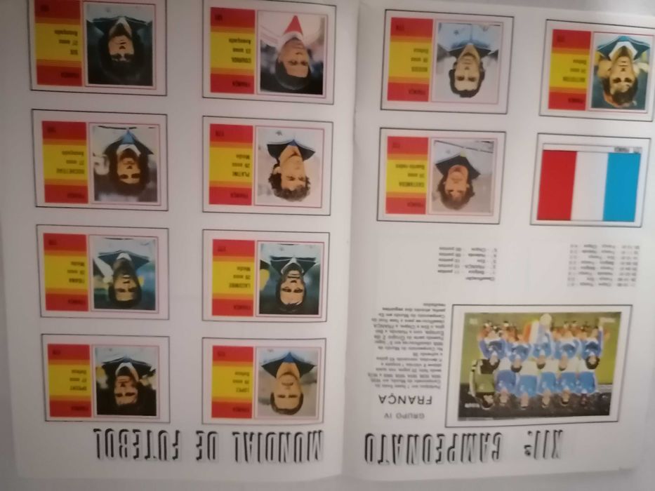 Caderneta Cromos XXII Campeonato do Mundo de Futebol 1982 c/MARADONA Sorcácius