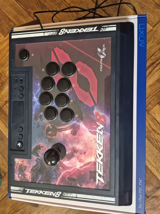 HORI Fighting Stick Alpha TEKKEN 8 – PS5/PS4/PC – NOWY (tylko do zdjęć