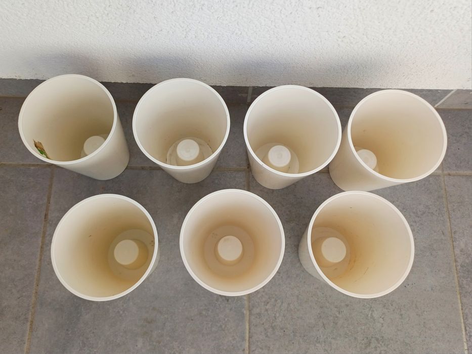 Osłonka plastikowa, Doniczka, 9 sztuk