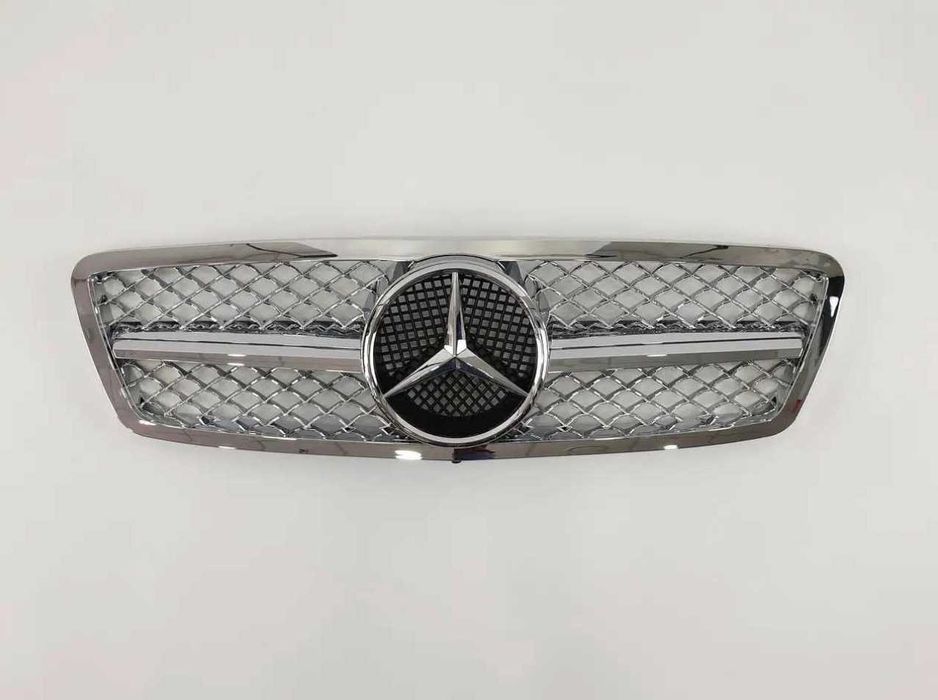Решетка рад. AMG ст.SL BLACK Chrome Full BLACK Full CHROME Mercedes-Benz C-Class W203 00-07год.