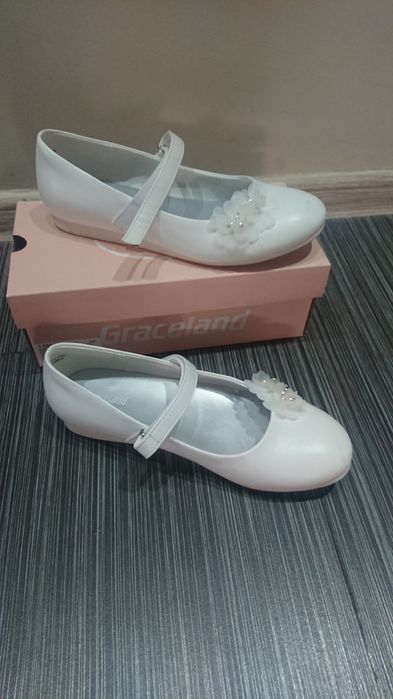 Balerinki buty do komunii r36