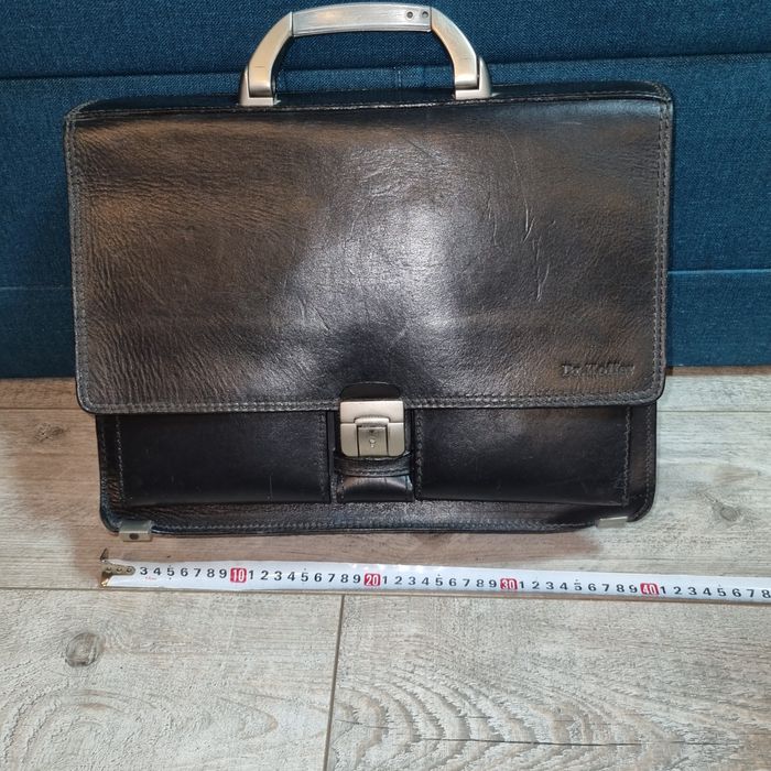 Сумка дипломат портфель натуральная кожа под ноутбук и документы