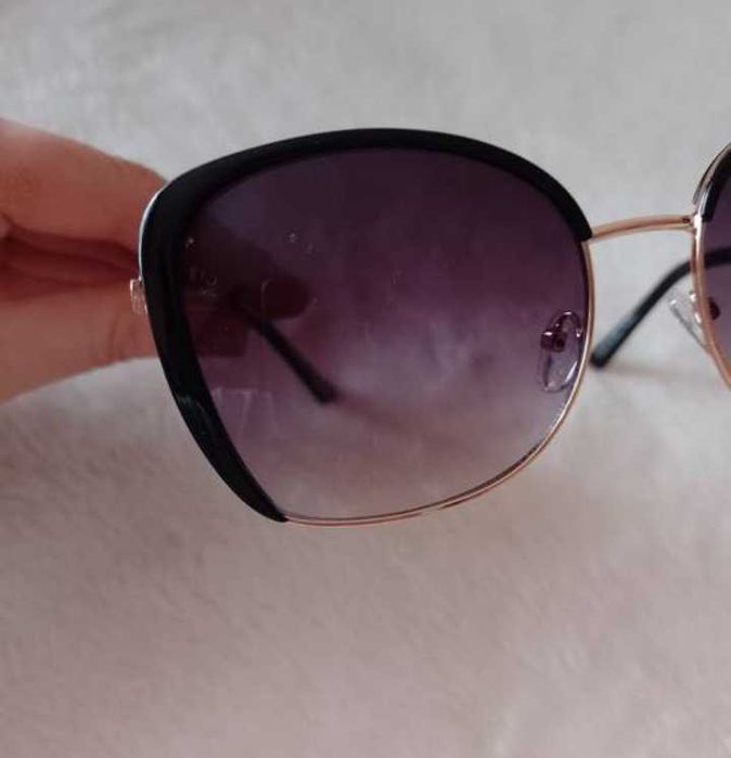 RIVER ISLAND/ Ekskluzywne okulary przeciwsłoneczne, kocie oczy, NOWE