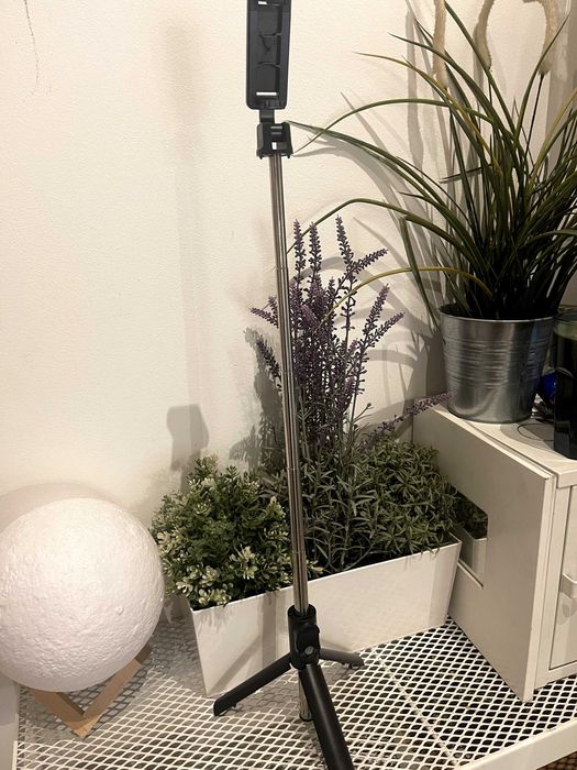 Stick selfie com comando - monopé com 50% de desconto