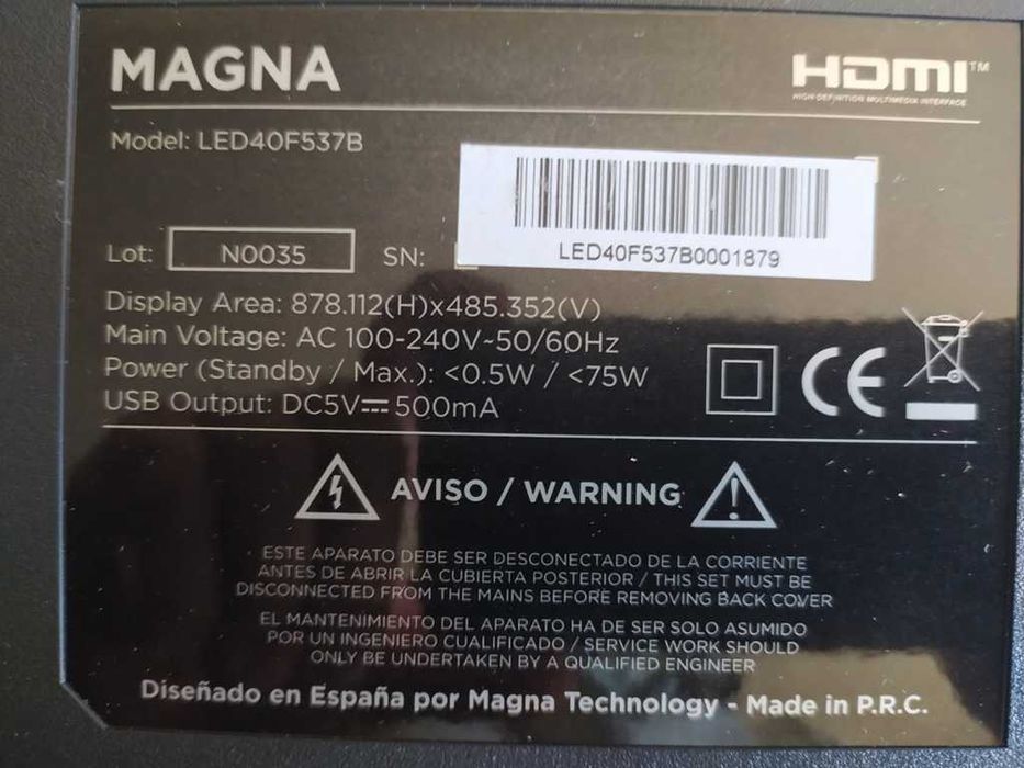 TP.MT5510S.PB803    TV LCD MAGNA LED40F537B    Programação emmc