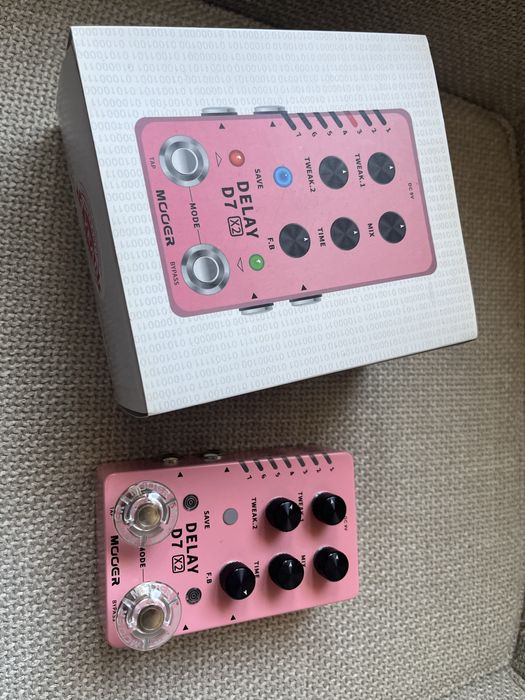 Pedais Reverb e Delay Mooer