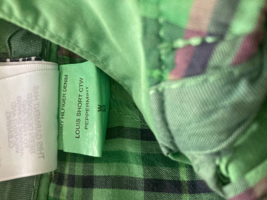 Calções cargo verdes Tommy Hilfiger