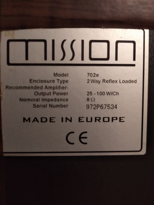 Kolumny Mission 702 e