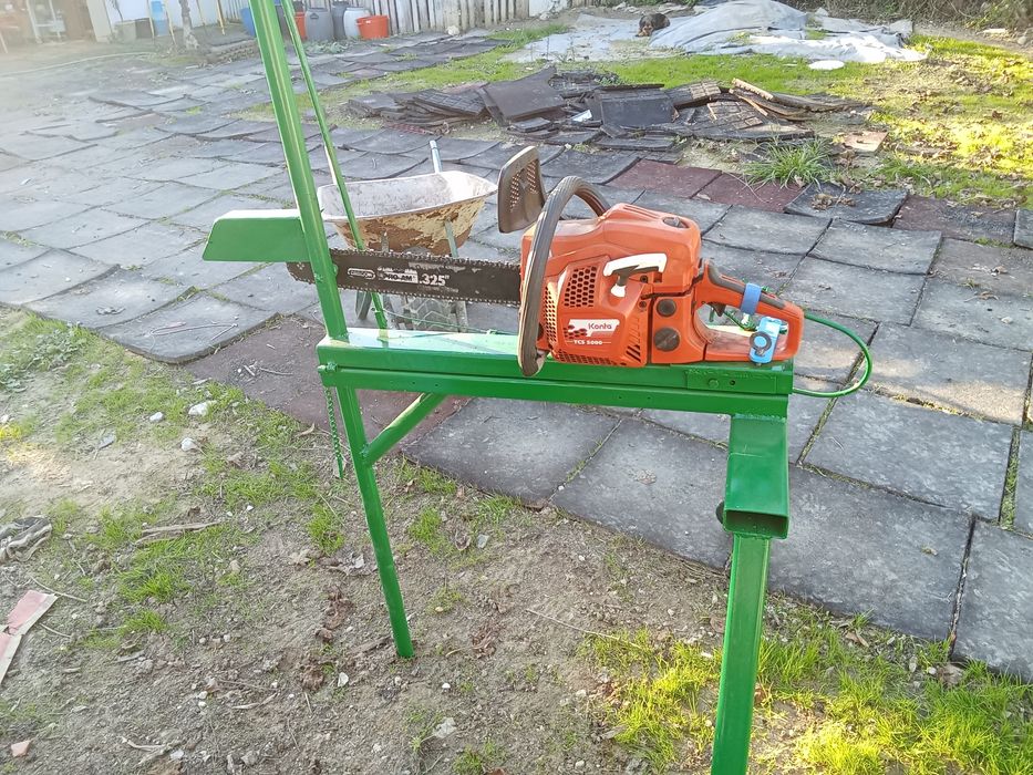 Cavalete para cortar lenha