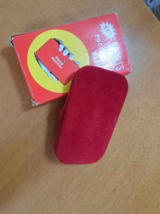 aquecedor de maos - campismo e colecionismo