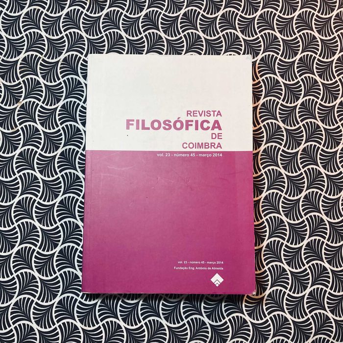 Revista Filosófica de Coimbra (março 2014)
