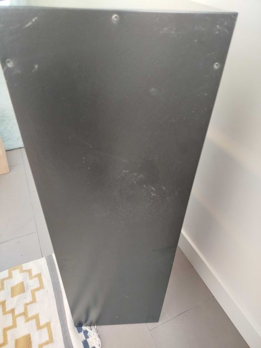 TROFAST Comb arrumação c/caixas em preto