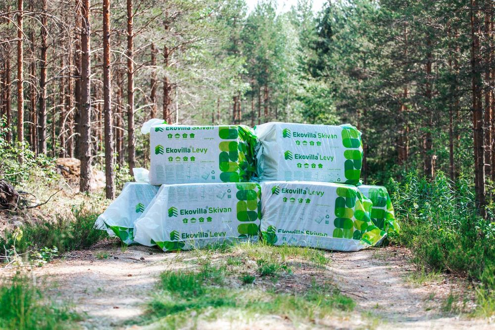 Celuloza do izolacji, wełna celulozowa do wdmuchiwania - Ekovilla