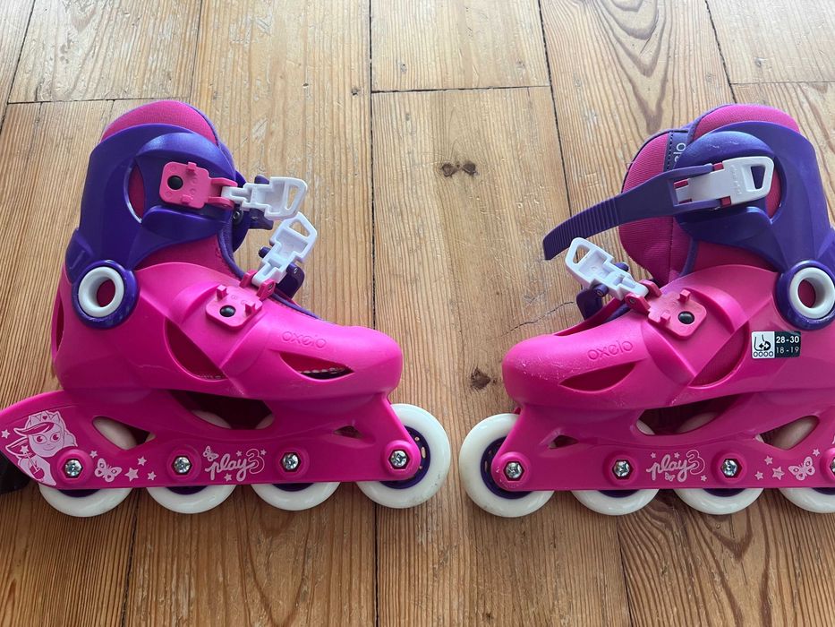 Patins de Criança Decathlon PLAY3 Rosa Violeta