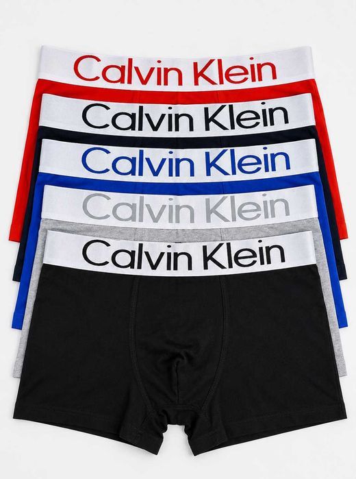Труси Calvin Klein 5шт + Носки Nike у подарунок / Чоловічі боксери