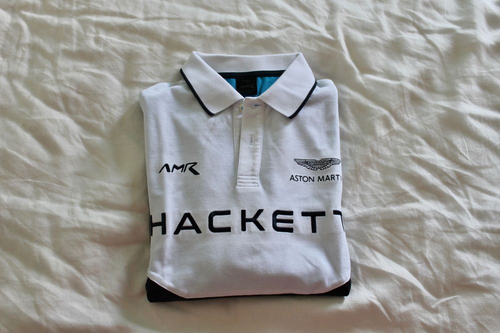 Polo Branco Aston Martin X Hackett