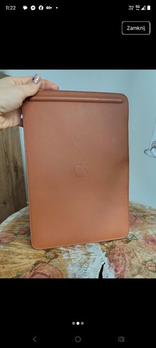 Apple Leather Sleeve - Skórzany futerał do iPad Pro 10,5 - Saddle Brow