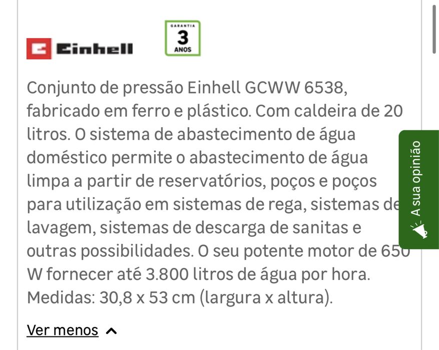 Bomba D’agua Balão 20L