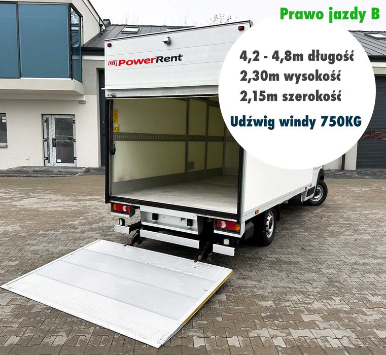 Wynajem Kontenera z Windą, Wynajem Busów Kontener Plandeka Skrzynia