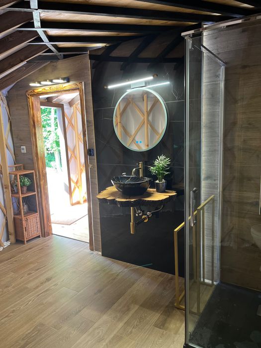 Domek Jurta GLAMping StOdOlNiA ! Jacuzzi Sauna! OUTDOOR Spa! Narty