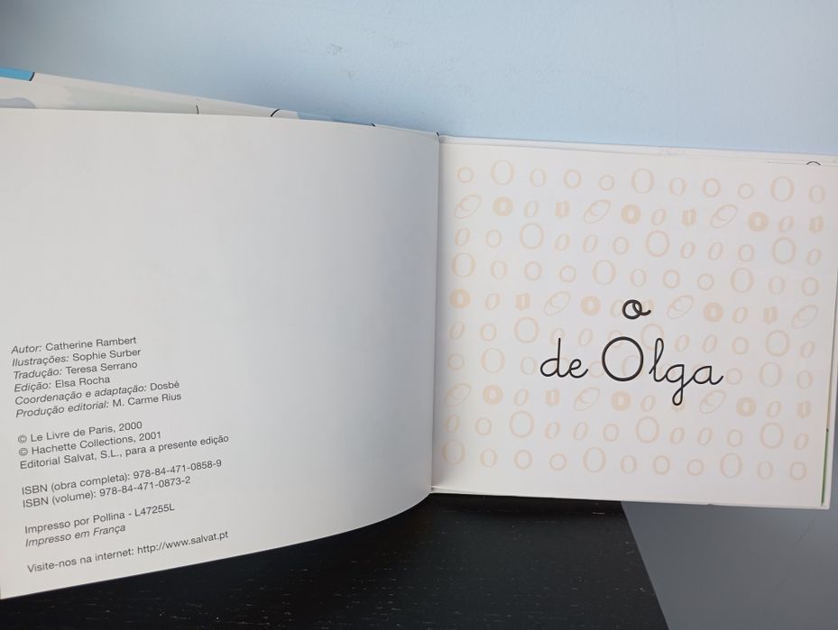 Livro infantil O de Olga