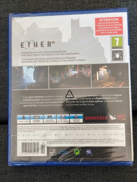 Ether One PS4 (Novo/Selado)