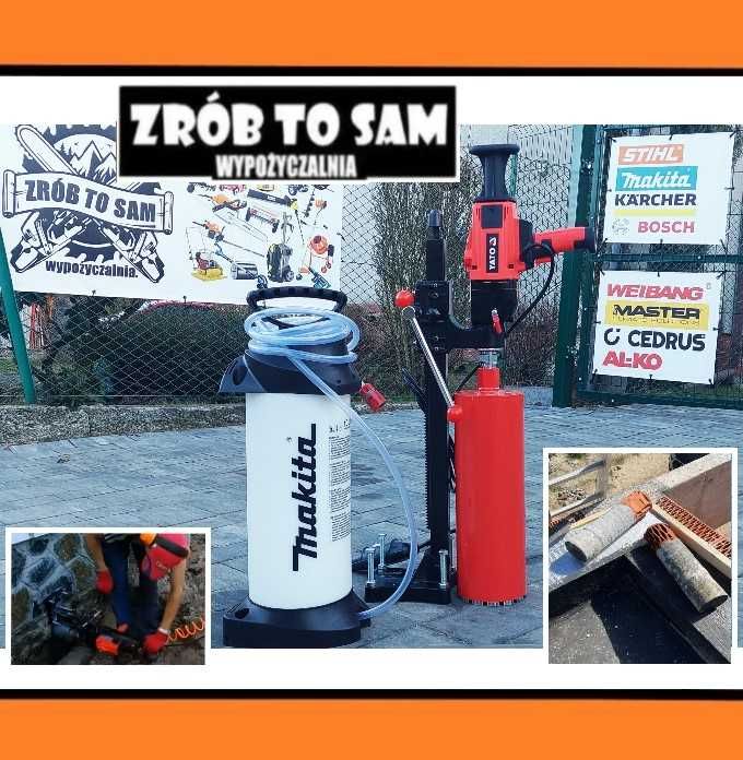 Wiertnica otwornica do betonu hydronetka max 182mm 2200W wynajem