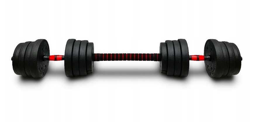 HANTLE REGULOWANE 2x20 zestaw 40 kg bitumiczne z łącznikiem komplet