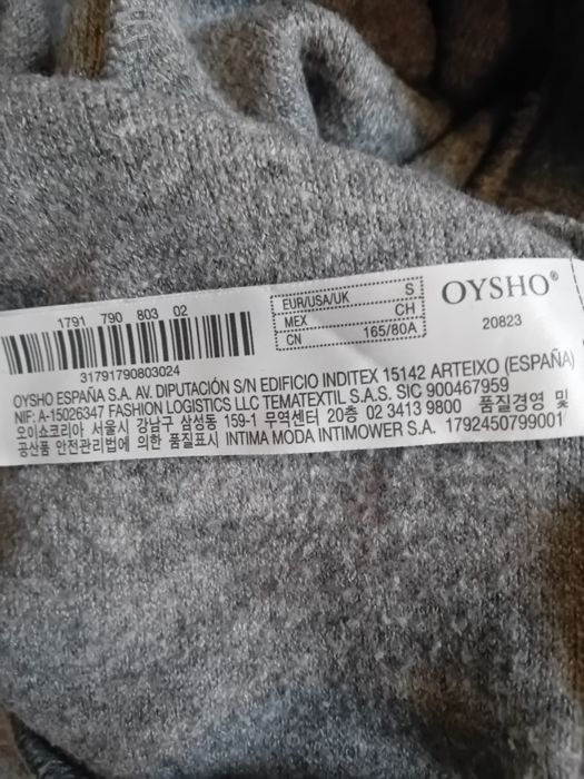 Bluza Oysho Sport 36/S/165cm.