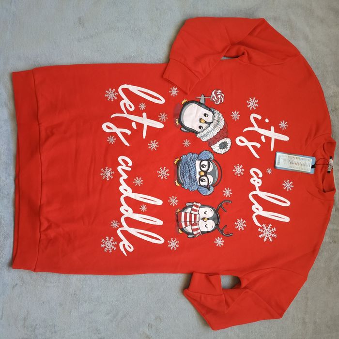 Bluza tunika sukienka świąteczna L