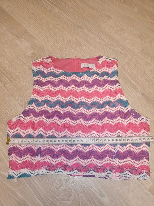 Топ кольоровий на молнії