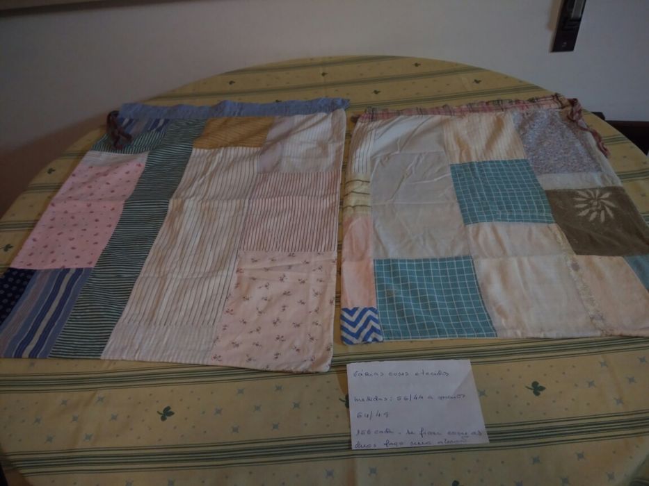 Bolsas antigas em pano.(taleigos)