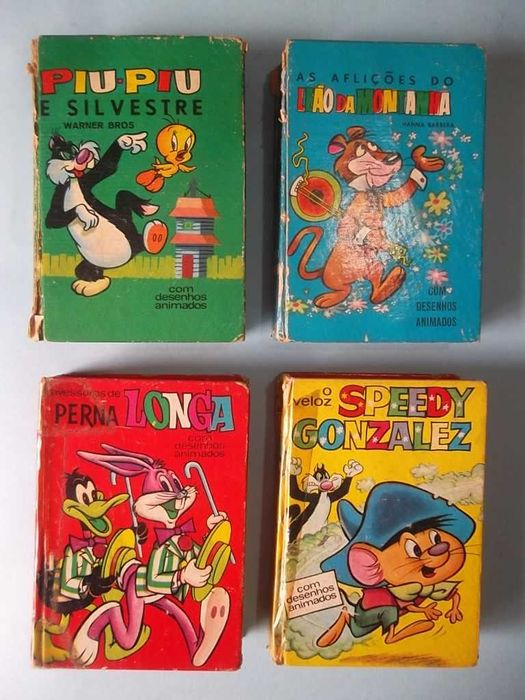 4 mini-livros TV INFANTIL da Editorial IBIS em capa dura.