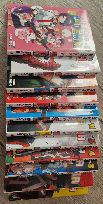 Manga My hero akademia 11 tomów