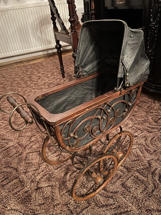 wózek dla lalek antyk