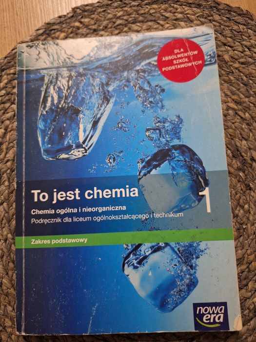 To jest chemia podręcznik dla liceum i technikum