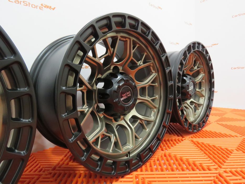 Jantes 4x4 15 x 8 et -10 6x139.7 Preto e Bronze
