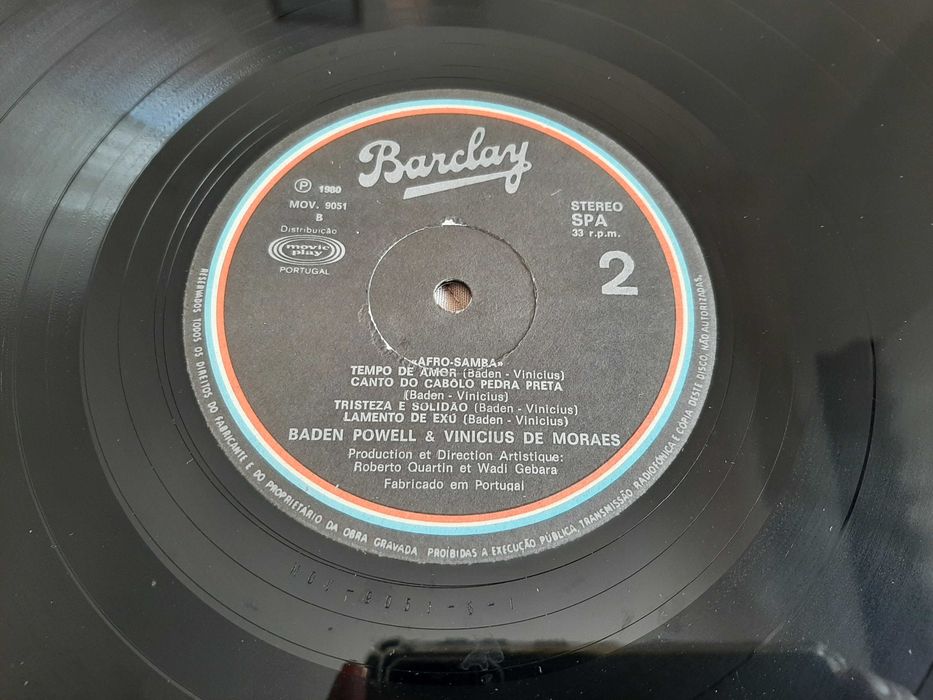 Baden Powell & Vinicius de Moraes - Saravah - Afro Sambas - Vinil LP