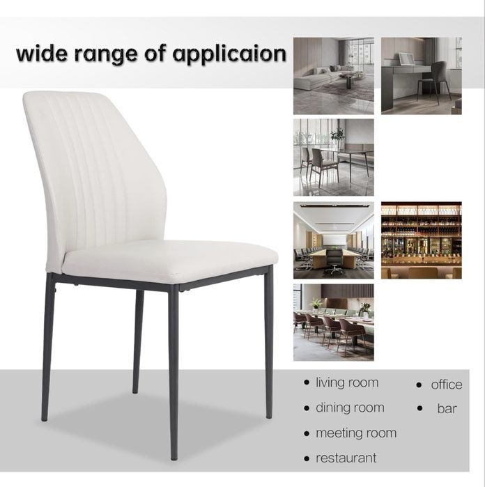 Conjunto cadeiras em pele - Novo