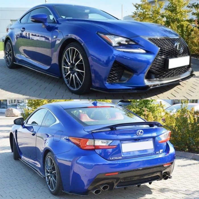 Тюнинг обвес Lexus RC F (14-18) сплиттер губа пороги диффузор спойлер