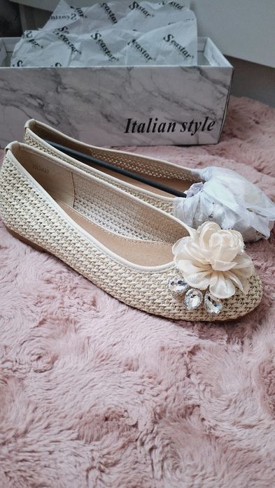 Boho balerinki 39 nowe
