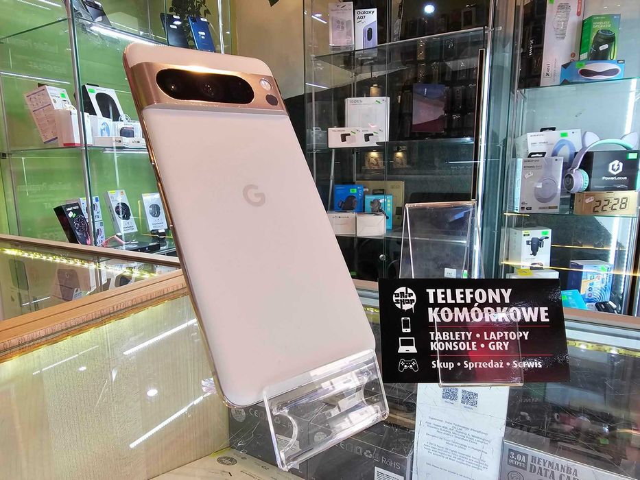 Google Pixel 8 Pro 12/256GB 5G Biały IGŁA /Gwarancja/SklepGSM/Lwsk